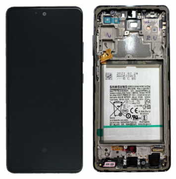 Original Écran Complet Vitre Tactile LCD Châssis Samsung Galaxy A52 4G/5G 2021 (A525F/A526B) / A52s 5G(A528B) Service Pack Violet